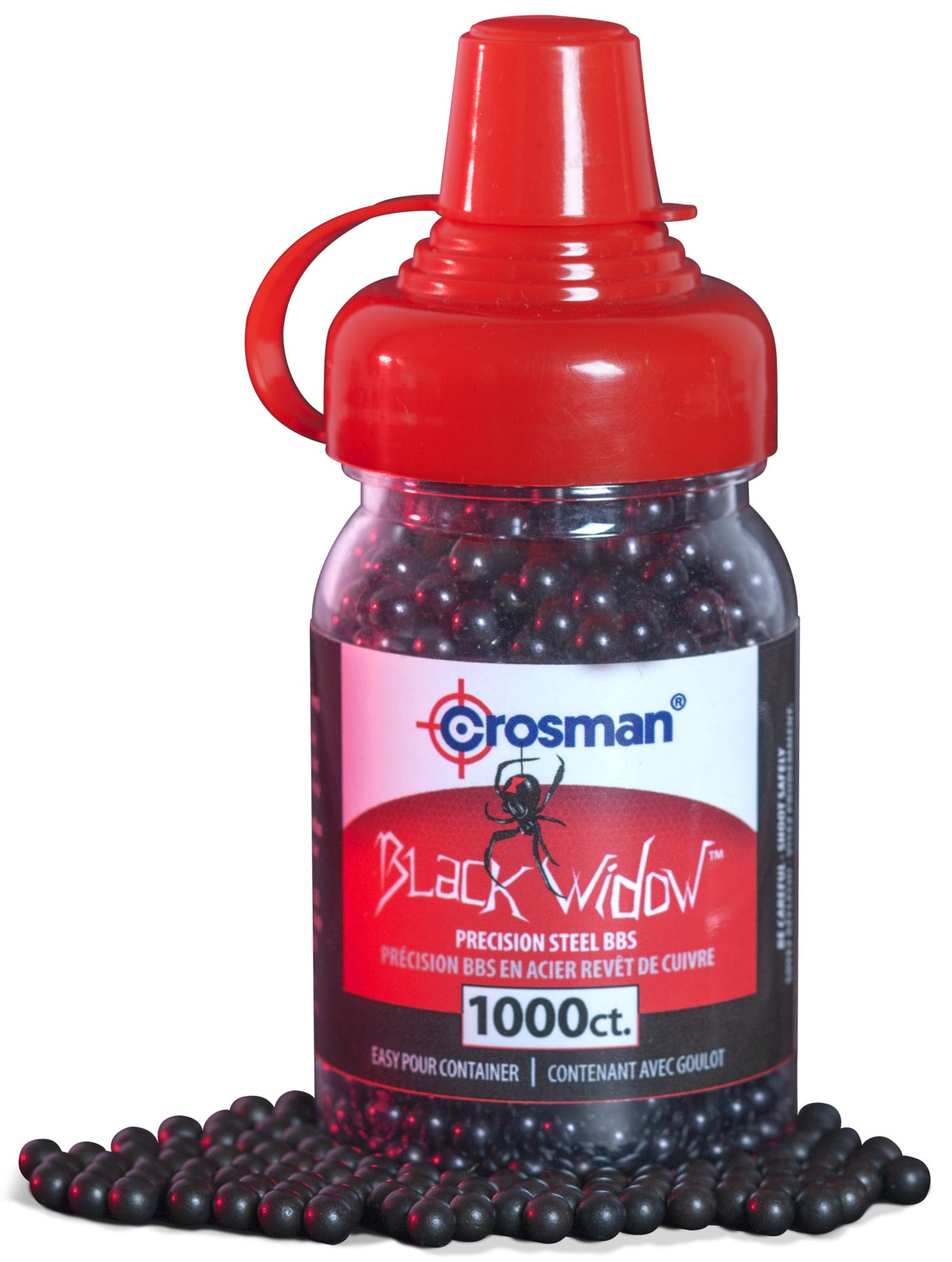 Crosman Black Widow 45mm Black Coated BB - 1000 Count