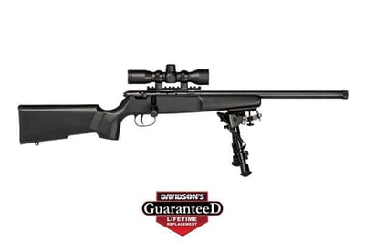 Savage Arms Rascal Target XP Single Shot .22 Lr Black Hardwood Stock
