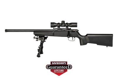 Savage Arms Rascal Target XP/Left Hand Single Shot .22 Lr Black Hardwood Stock