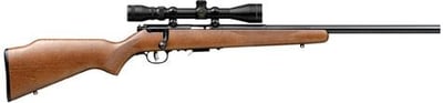 Savage Arms 93R17GVXP .17 Hmr Package Blued HB/WOOD W/SCOPE
