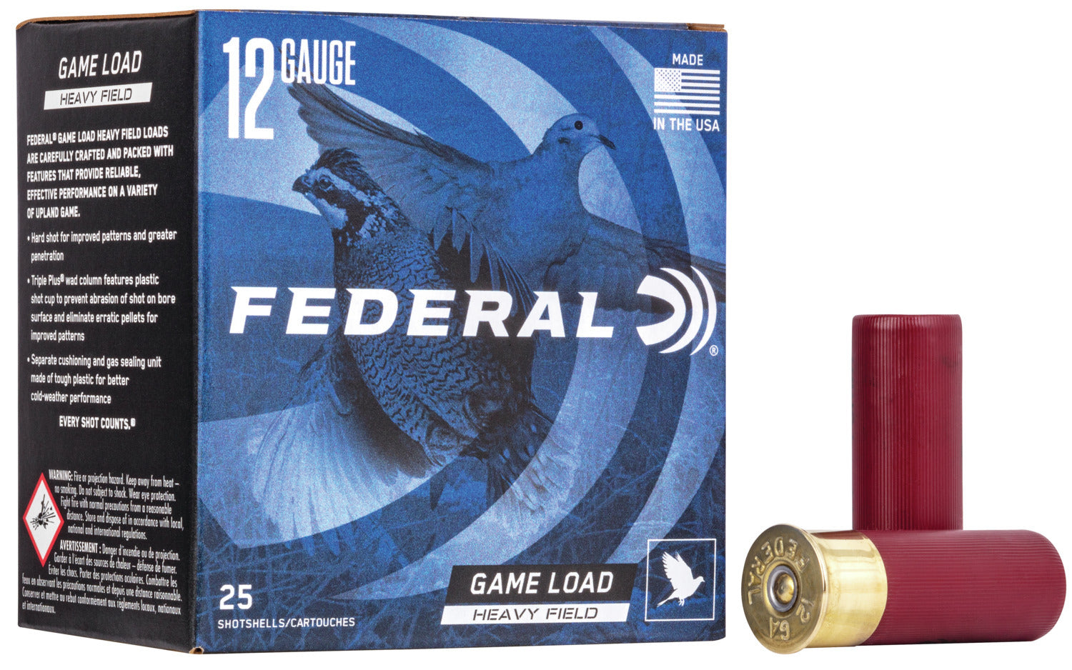 FEDERAL HEAVY FIELD LOAD-12G 2 3/4