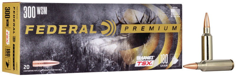 Federal Premium .300 WSM Barnes TSX, 180gr, 20ct