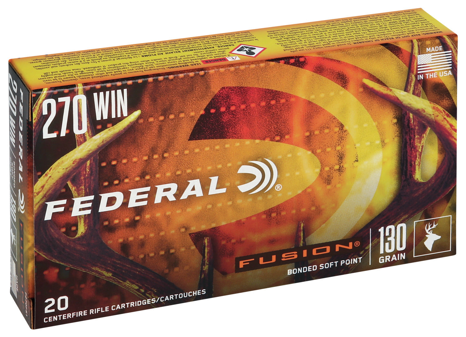 FEDERAL FUSION CENTERFIRE RIFLE AMMUNITION