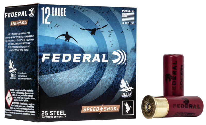 Federal Speed Shok Waterfowl Steel 12 Gauge Ammunition 2-3/4