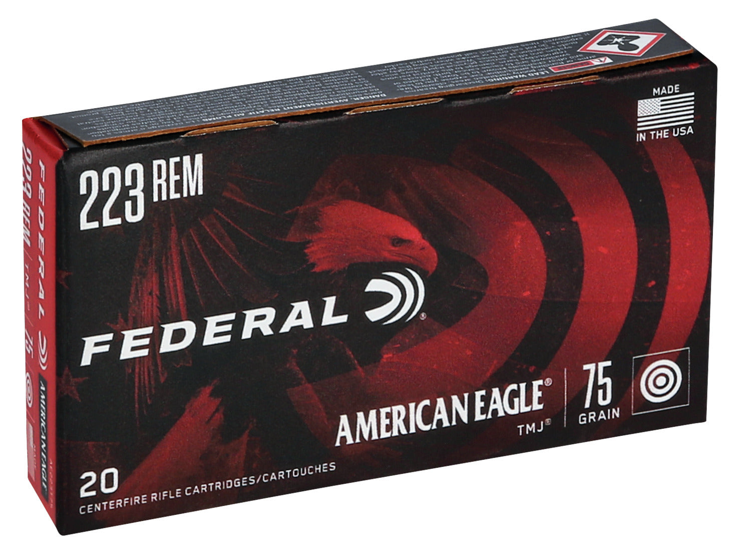 FEDERAL - AMERICAN EAGLE .223 - 62GR - 20PK