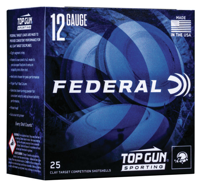 FEDERAL TOP GUN 12GA 1 OZ  #8 2 3/4