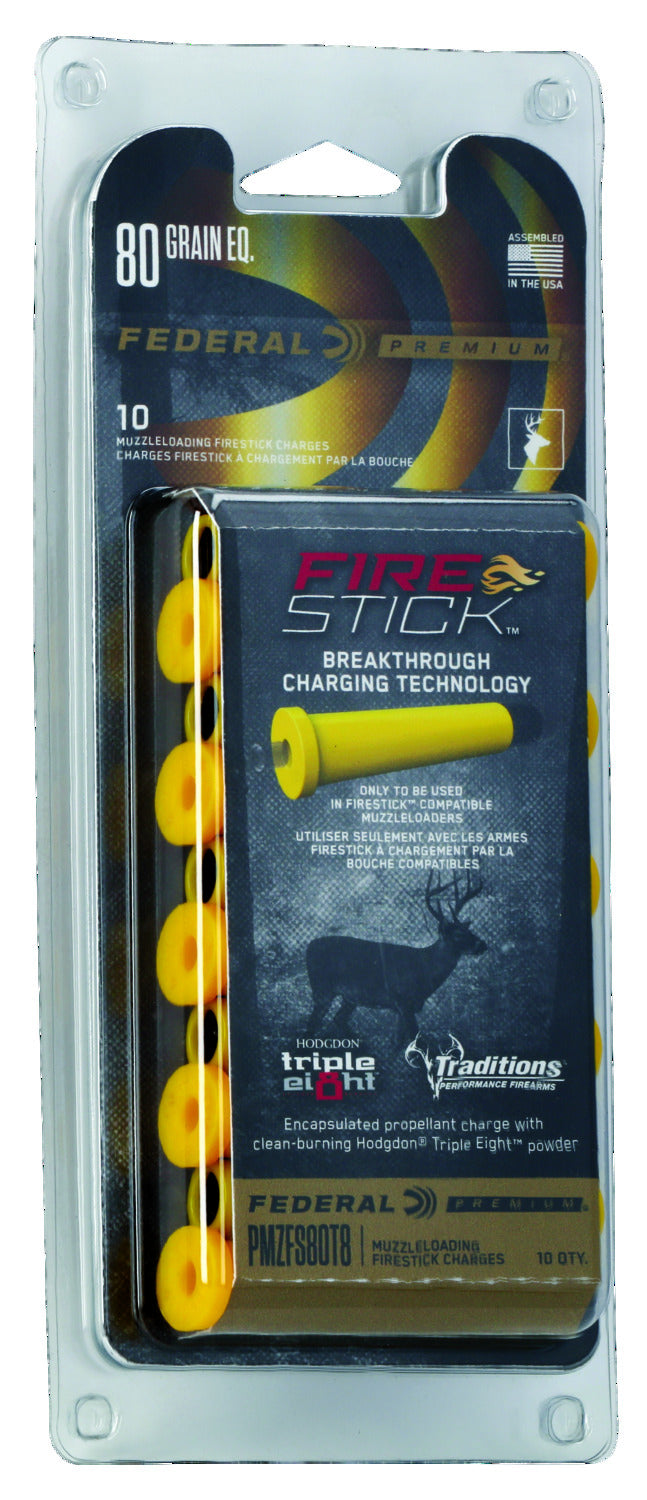 Federal Pmzfs80t8 Firestick Compatible With Traditions Nitrofire Rifle 50