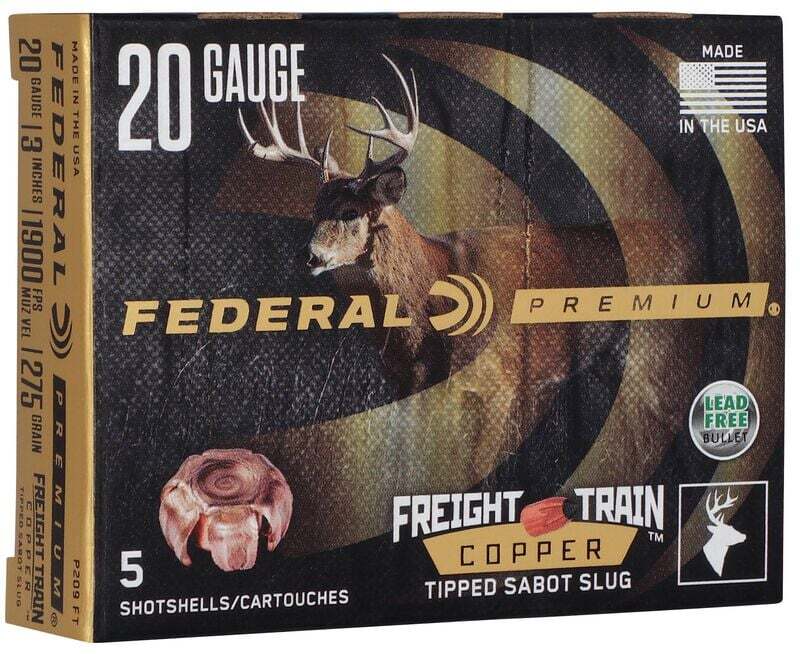 Federal 20GA 3 275GR FREIGHT TRAIN COPPER SABOT SLUG
