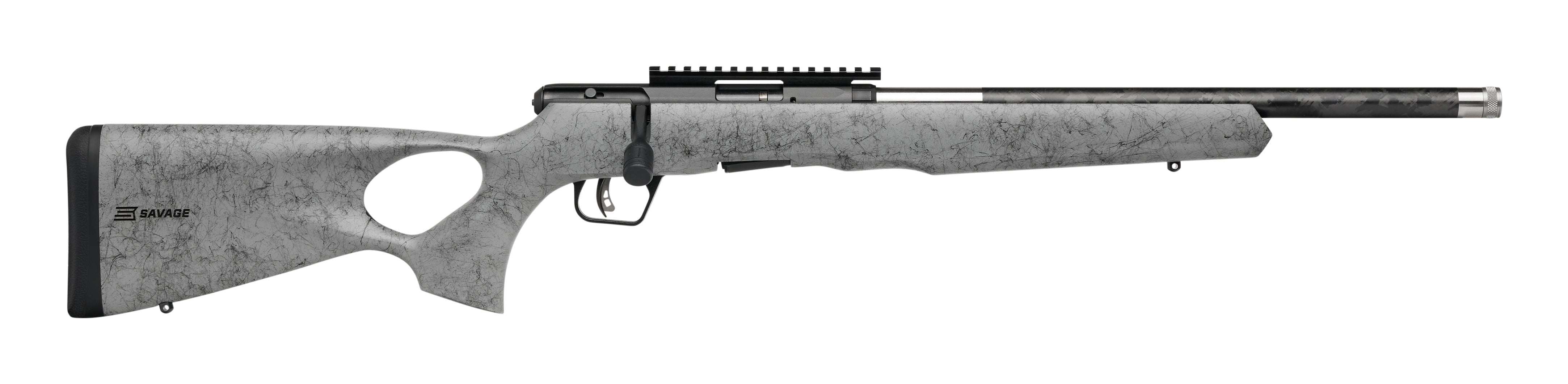 Savage 70218 B Series Timberlite Bolt Action, 22LR, 18 Threaded Bbl