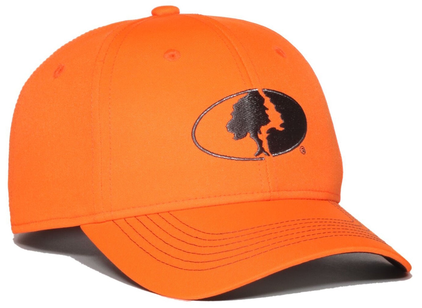 Mossy Oak Logo Cap - Blaze Orange - One Size Fits Most