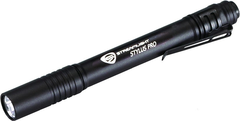 Streamlight Stylus Pro 5.3in White LED Pen Light, Black