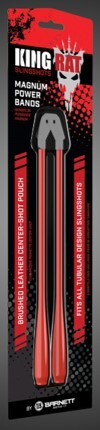 Barnett Tubular Elastic - Black Widow Replacement Power Band Rubber Tubing - Red