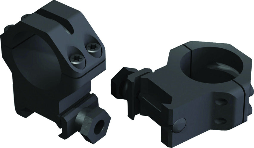 Weaver 48366 Four-Hole Skeleton Riflescope Rings, 30mm, High, Matte