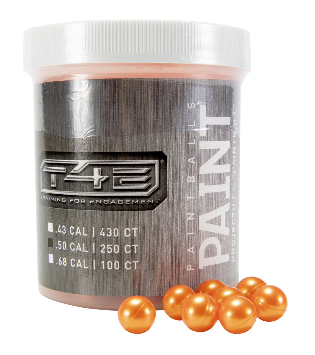 T4E 2292155 Paintball, Orange, 250
