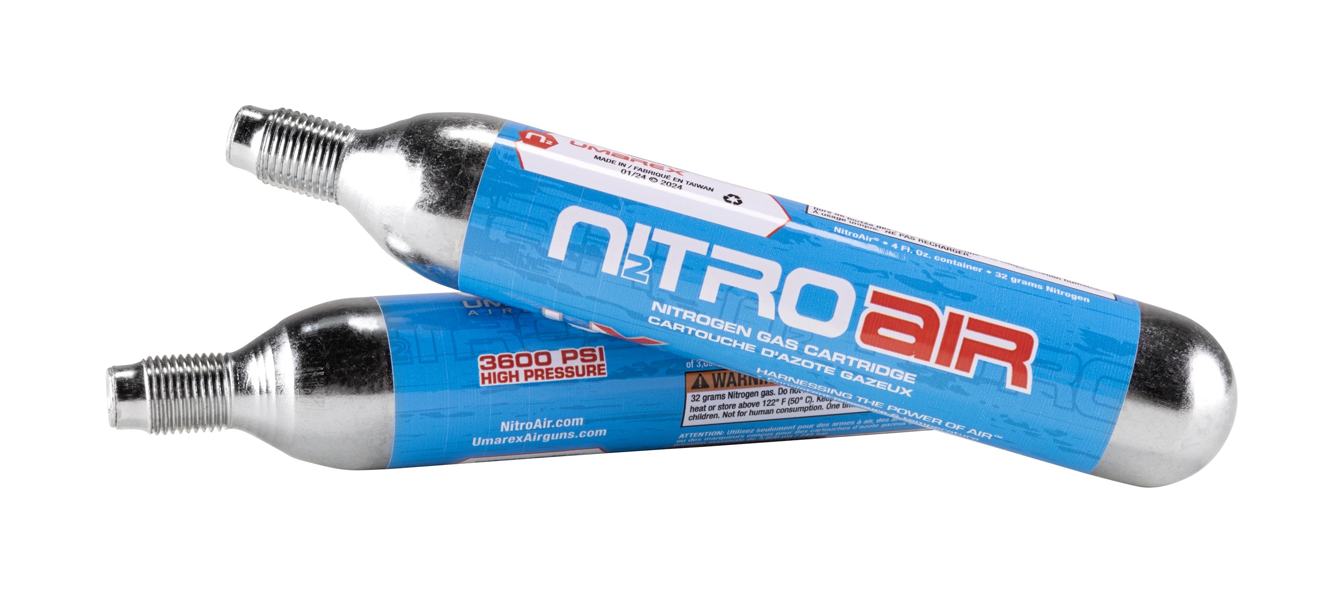 Umarex NitroAir N2 Cartridge, 2 Pack