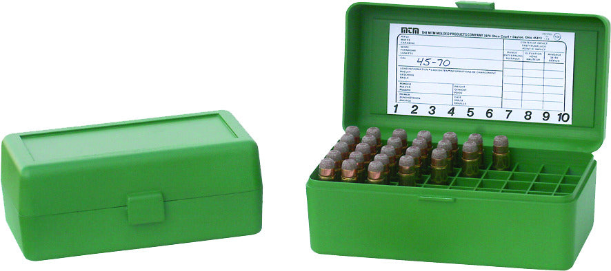 MTM 50 Round Flip-Top Rifle Ammo Box WSM, 45-70