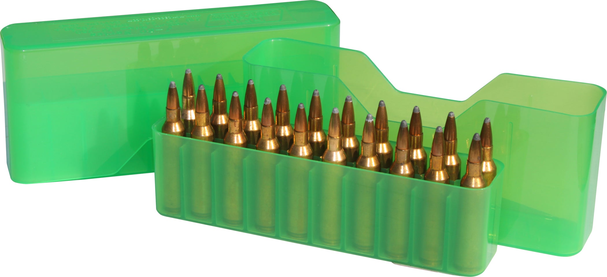 MTM 20 Round Slip-Top Magnum Rifle Ammo Box 300 Rem. Ultra Mag. 300 Weatherby Mag.