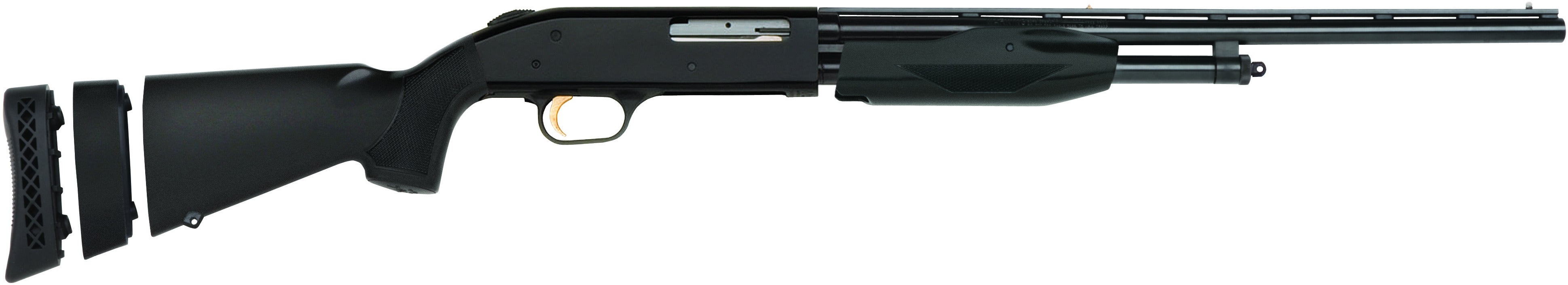 Mossberg 510 Youth Mini Super Bantam .410 Bore Pump Action Shotgun 18.5 Barrel 3 Chamber 3 Rounds Fixed Modified Choke Bead Sight Synthetic Stock