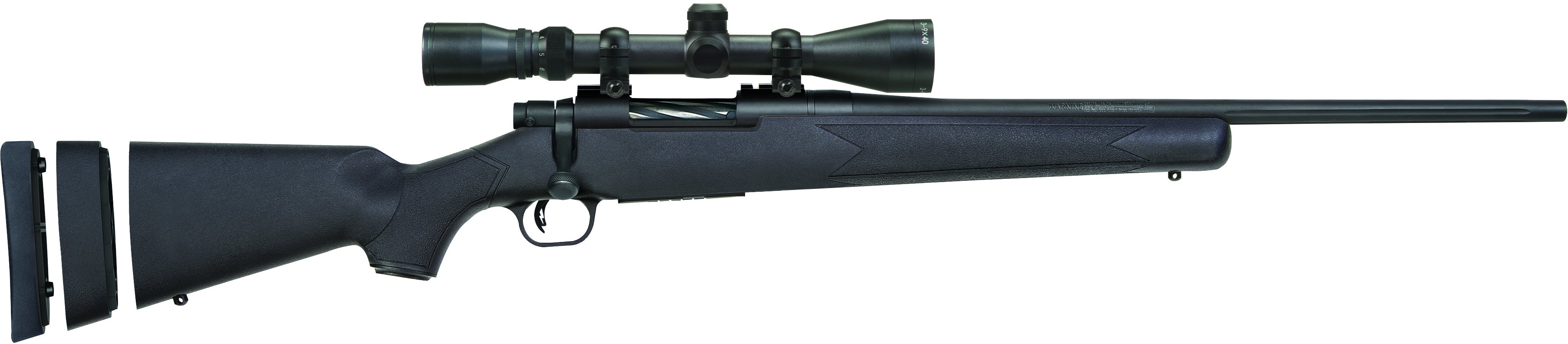 Youth Mossberg Patriot Super Bantam Combo, Bolt Action, 7mm-08 Remington, 3-9x40mm Scope, 51 Rounds