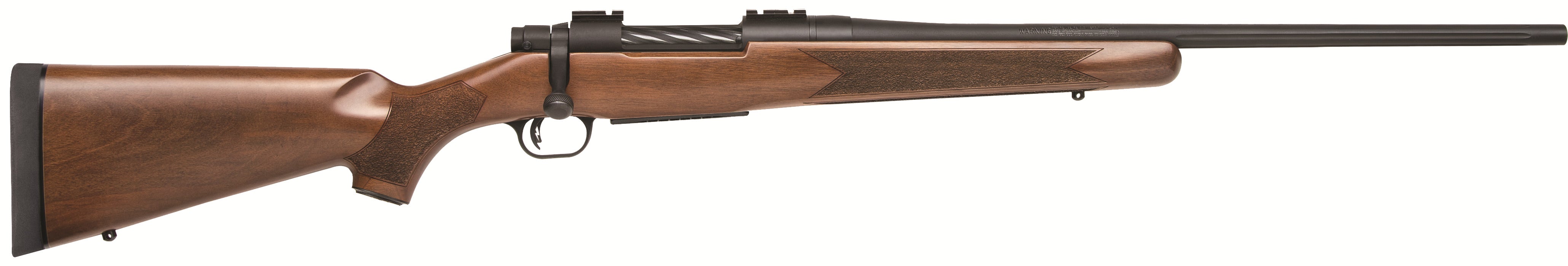 Mossberg 27890 Patriot Bolt Action Rifle 30-06 SPR, RH, 22 in, Blue, Wood Stk, 5+1 Rnd, LBA Adj Trgr, 0902-1269