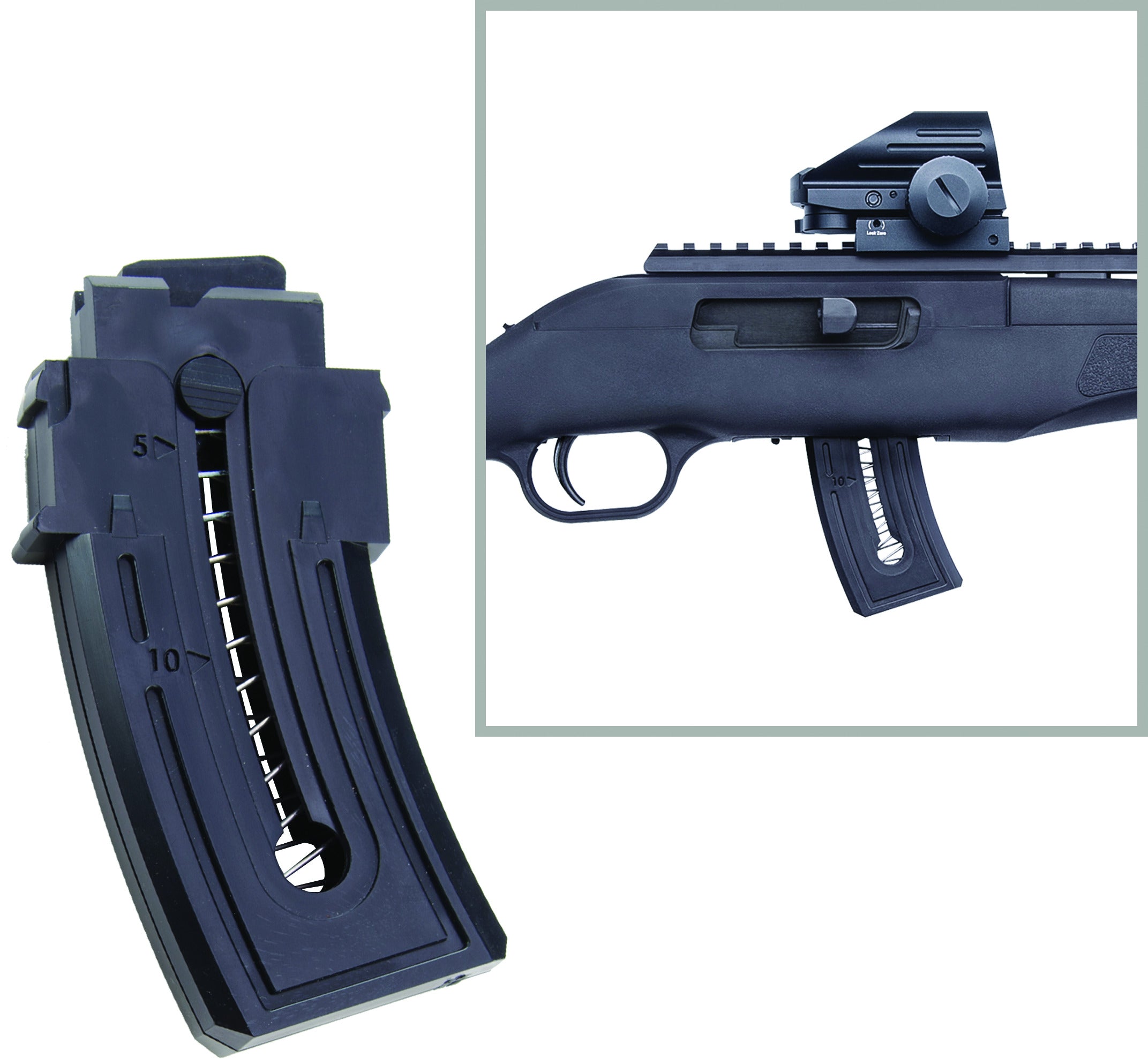 Mossberg Blaze/Blaze 47 .22 LR 10-Round Replacement Magazine - Shooting Supplies and Accessories at Academy Sports