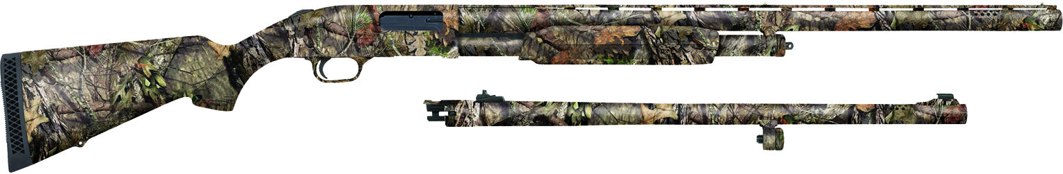 Mossberg 500 Combo Field/Deer 12 Ga 28 inch Vent Rib Barrel/ 24" Rifled Barrel 6 rd, Mossy Oak Break Up Country, 12 GA 28", 6Rds