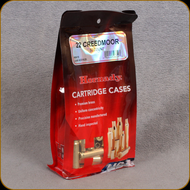 Hornady 22 CREEDMOOR UNPRIMED BRASS