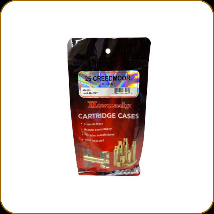 Hornady 25 CREEDMOOR UNPRIMED BRASS PER/50