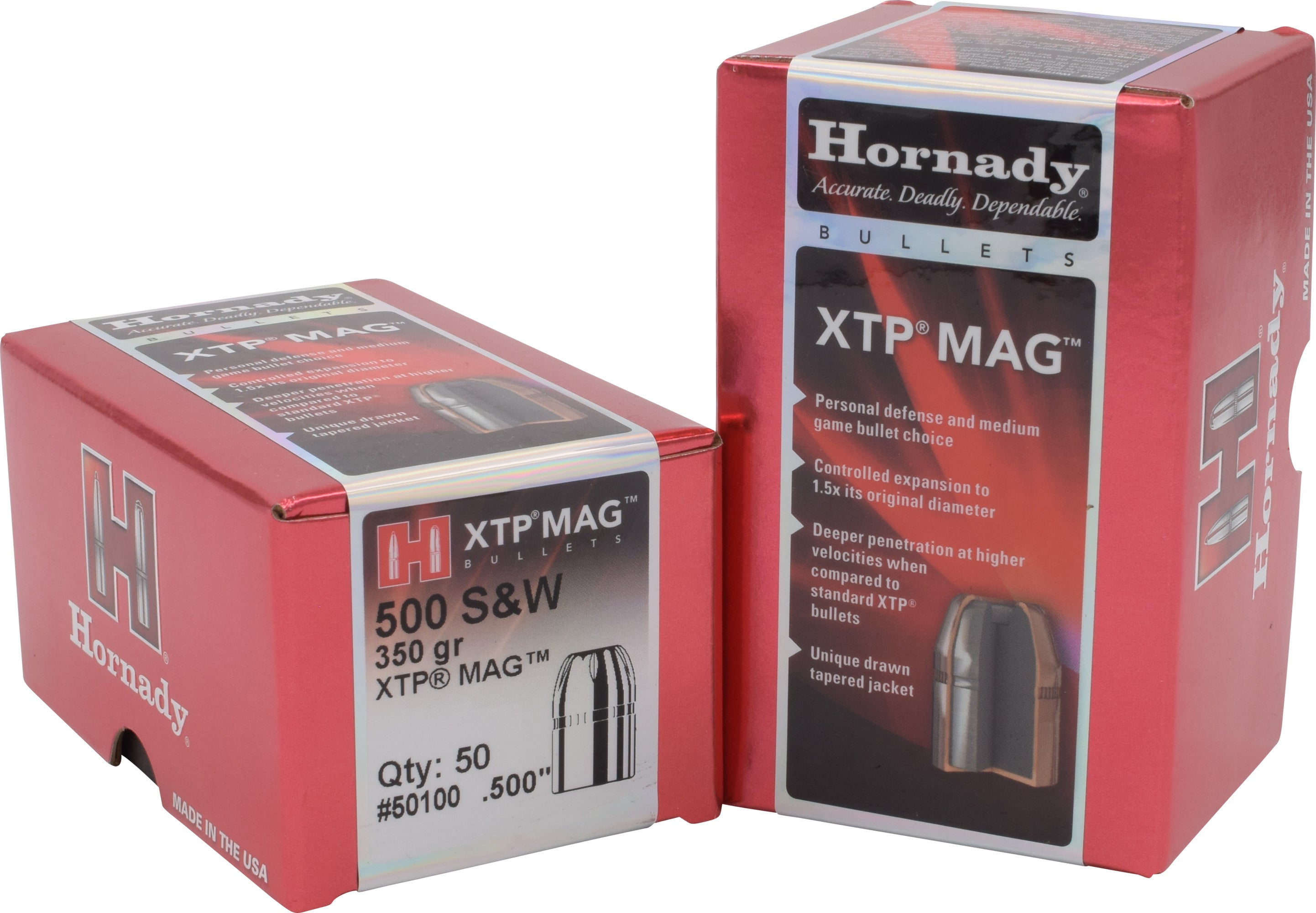 Hornady - 500 S&W - 350 Gr - XTP Mag - Hollow Point - 50ct