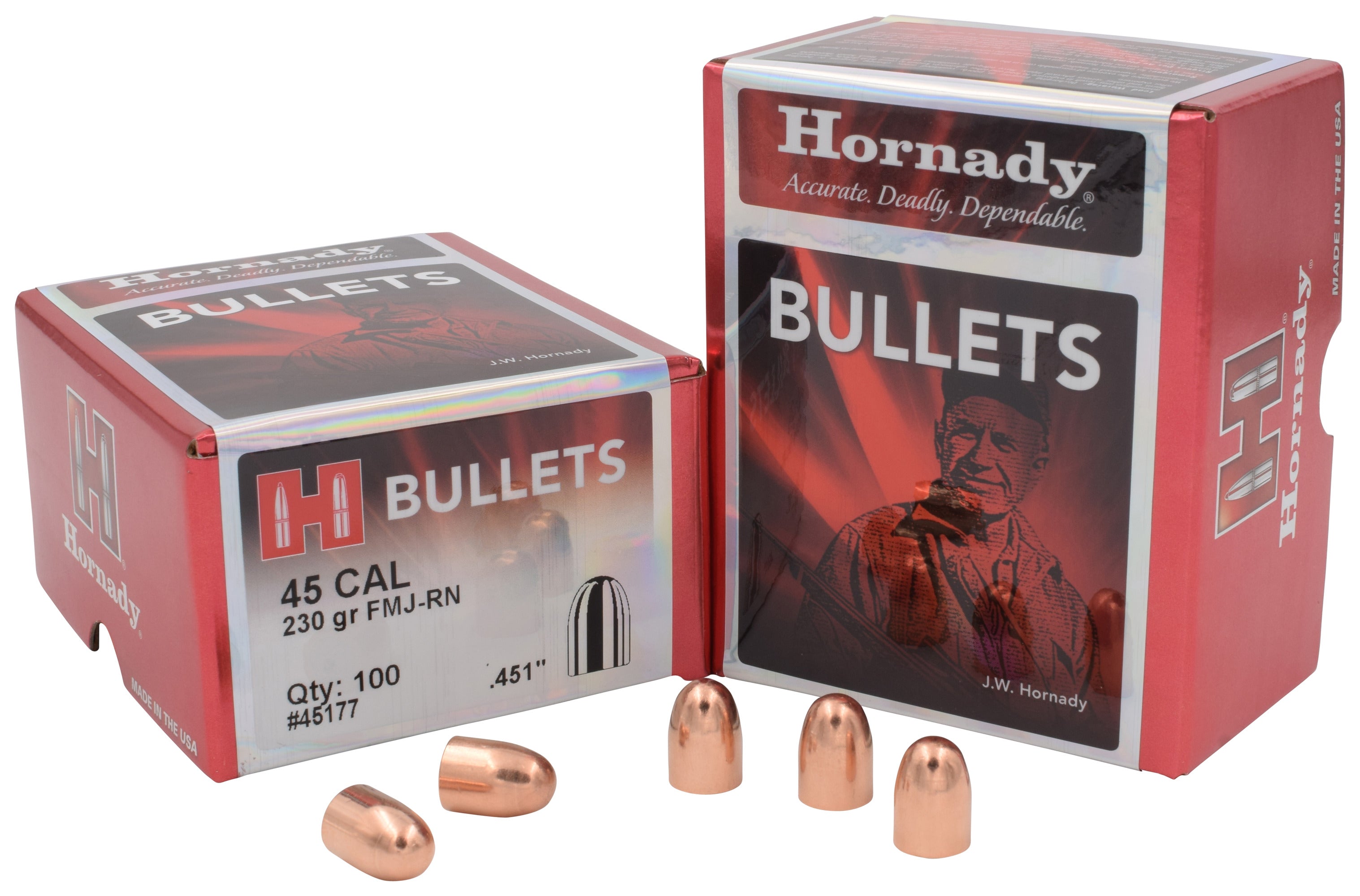 Hornady FMJ Pistol Bullets