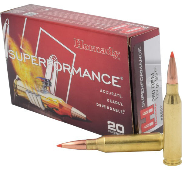 Hornady 85507 Superformance Rifle Ammo 65X55 SWE SST 140 Grains 2735 fps 20 Boxed