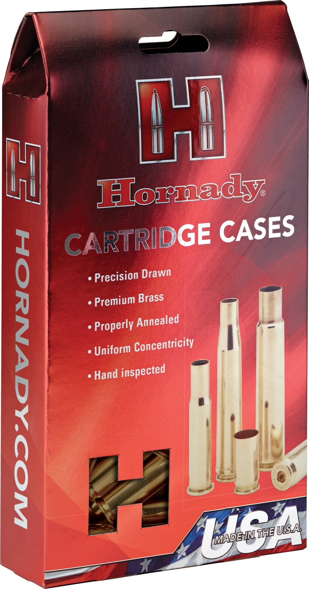 Hornady 86701 Unprimed Rifle Cartridge Case 300 WSM, 50 Pack