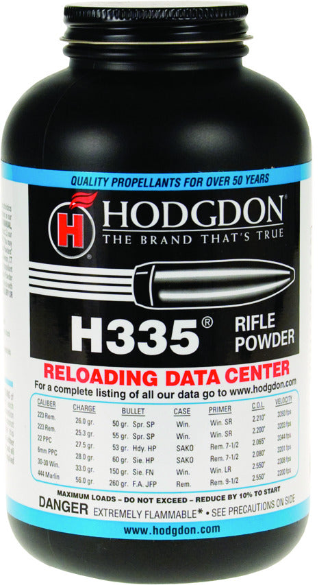 Hodgdon 3351 H335 Smokeless Rifle Powder 1Lb Can