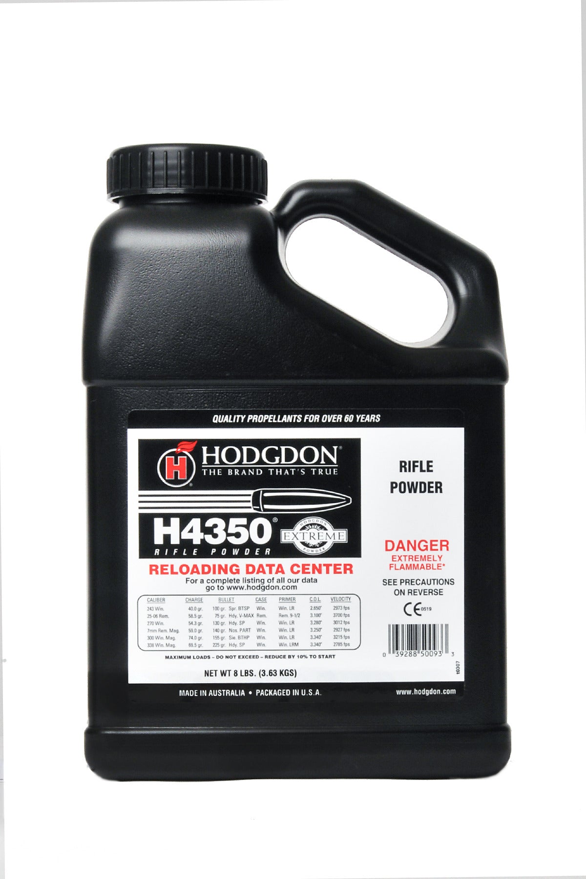 Hodgdon H4350 Powder 8lb