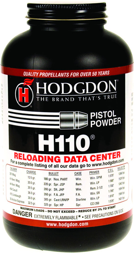 Hodgdon H110 Pistol Powder 1lb