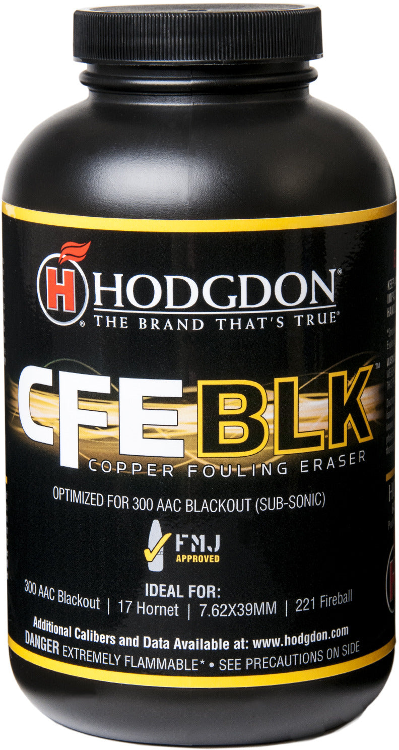 Hodgdon BLACK1 Copper Fouling Eraser Spherical Smokeless Rifle Powder, 1 Lb