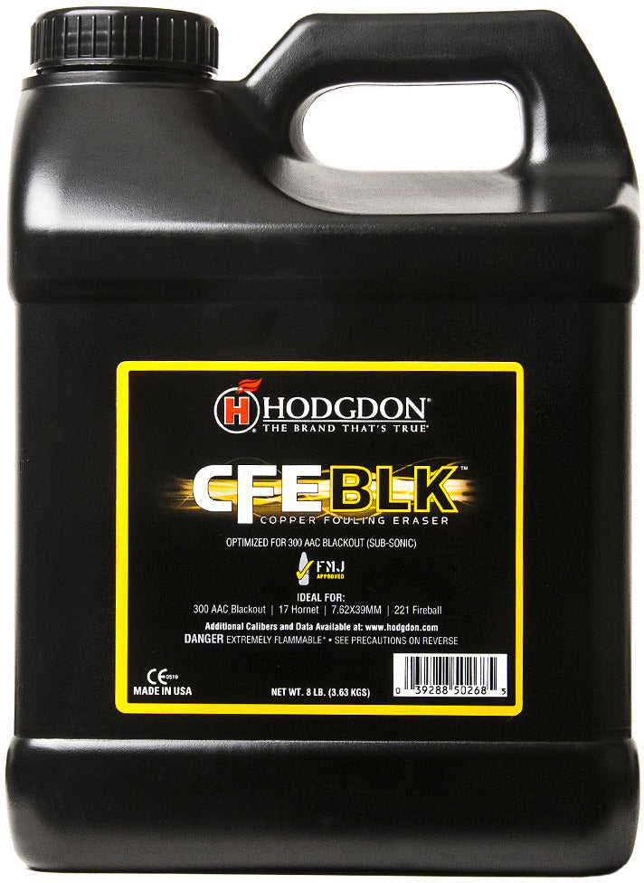 Hodgdon BLACK8 Copper Fouling Eraser Powder, 8 Lbs