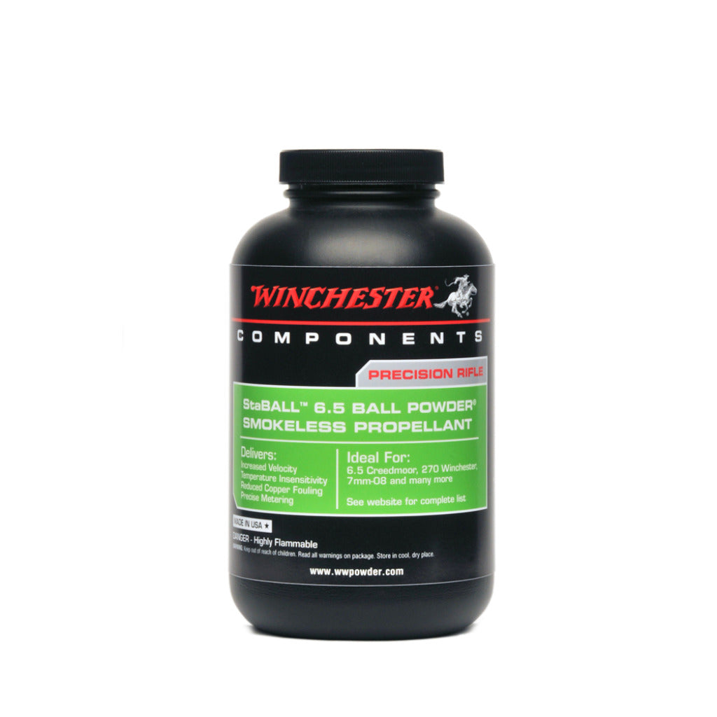 Winchester StaBALL 6.5 Precision Rifle Ball Powder Smokeless Propellant
