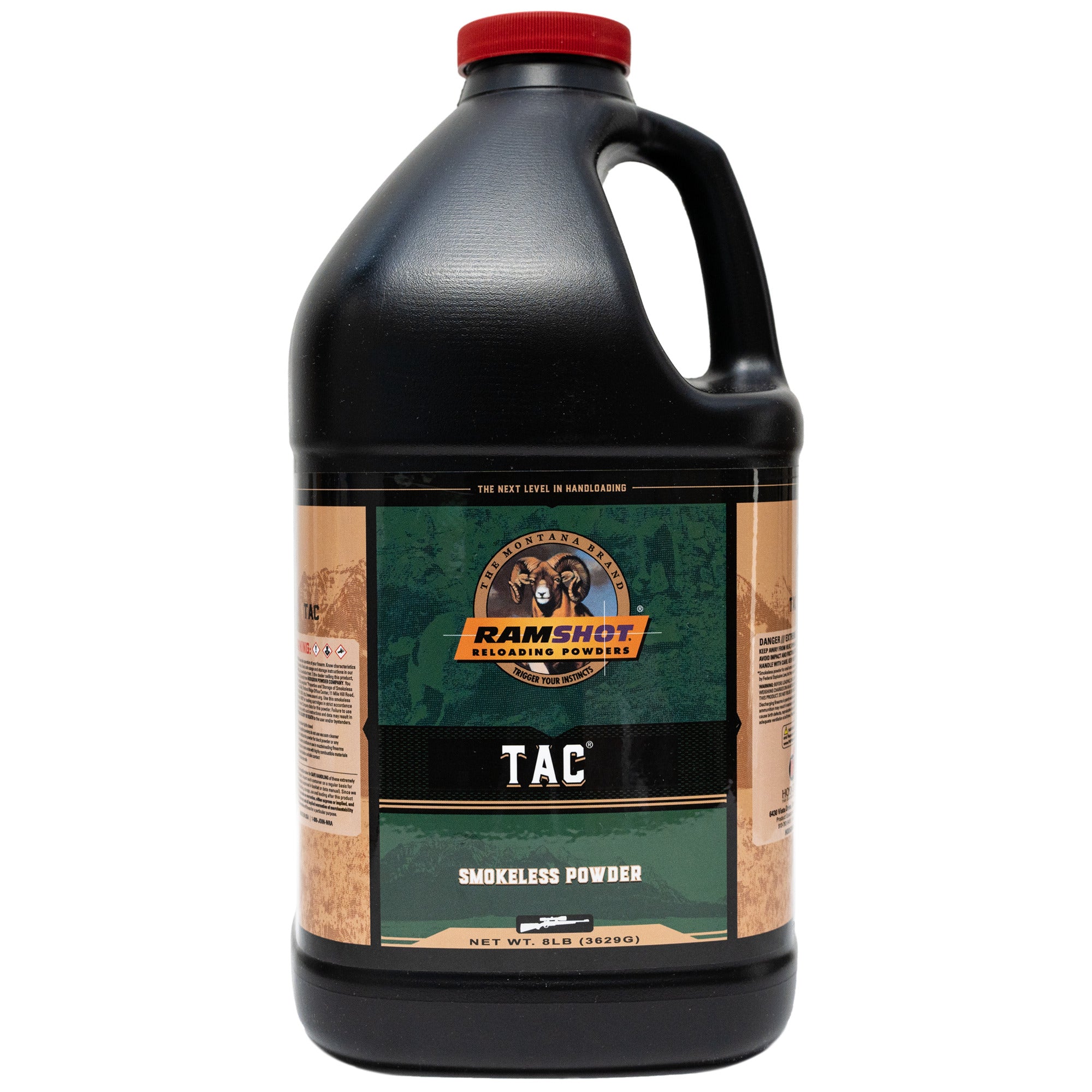 Ramshot TAC8 TAC Smokeless Rifle Powder, 8 lb