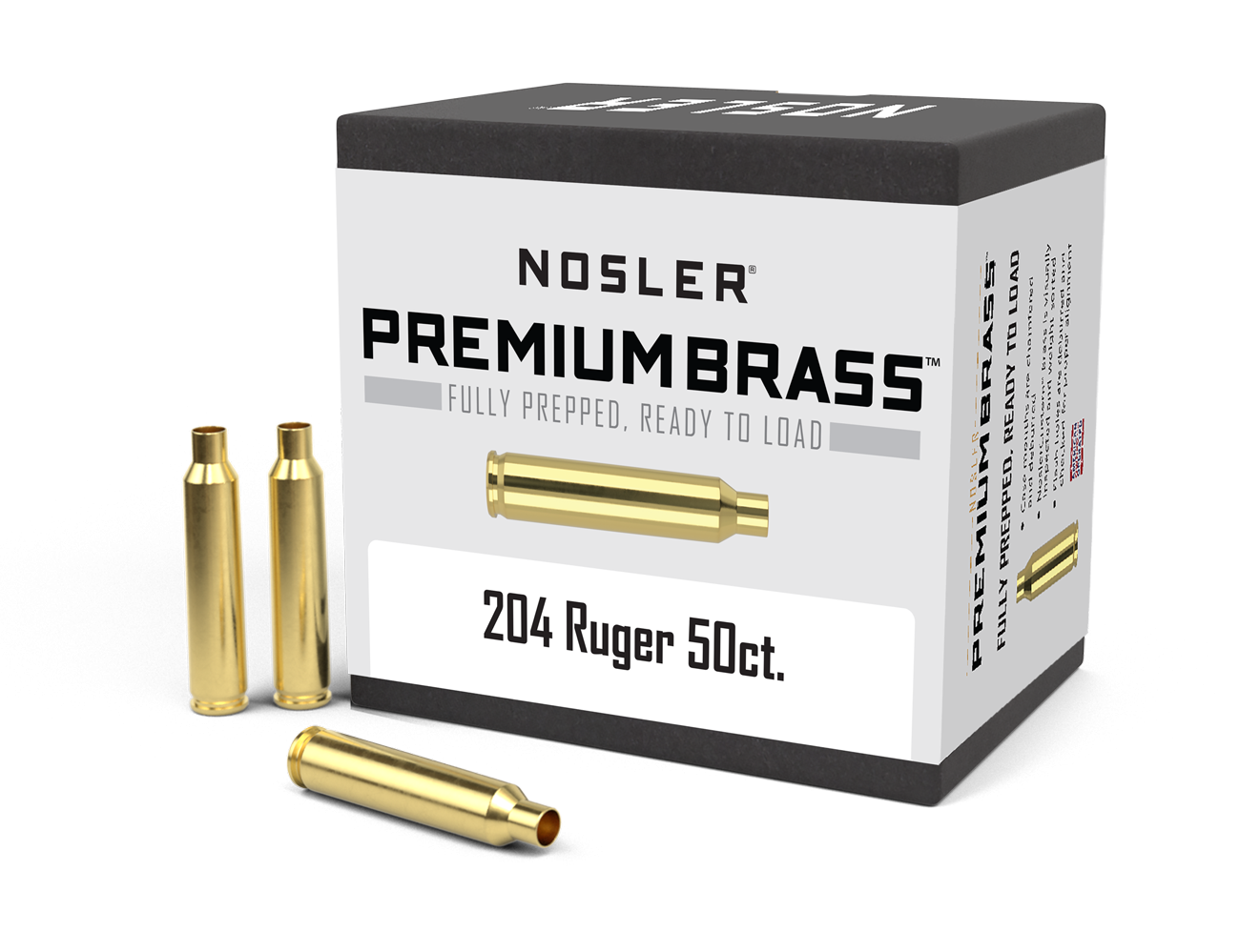 Nosler 204 Ruger Premium Brass (50ct) product image