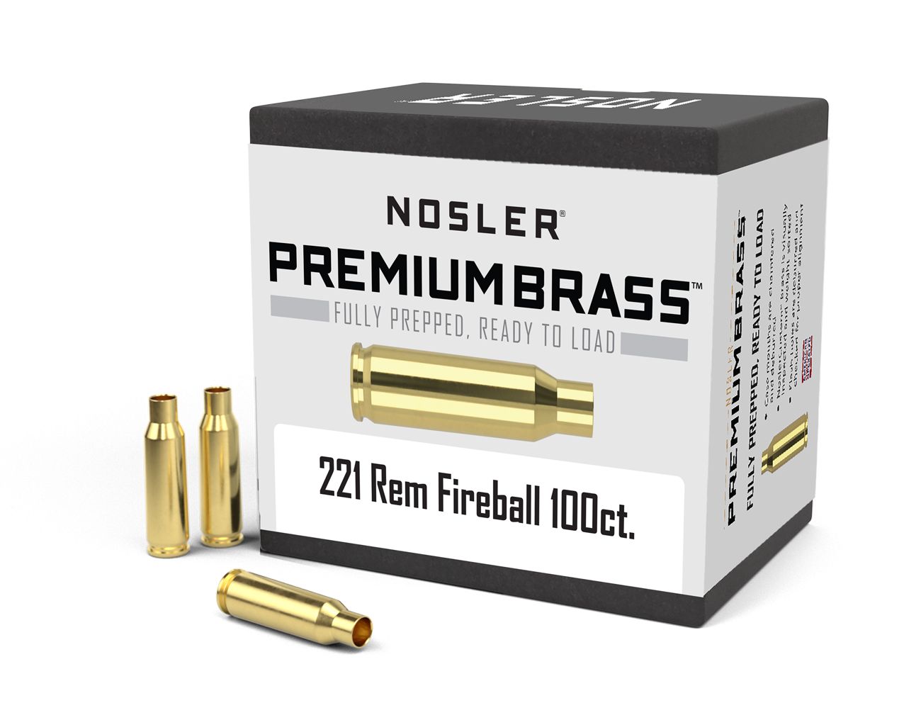 Nosler 221 Rem Fireball Premium Brass (100ct) product image