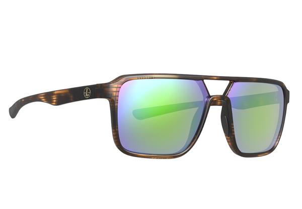 Leupold Bridger Performance Eyewear Matte Tortoise Emerald Mirror