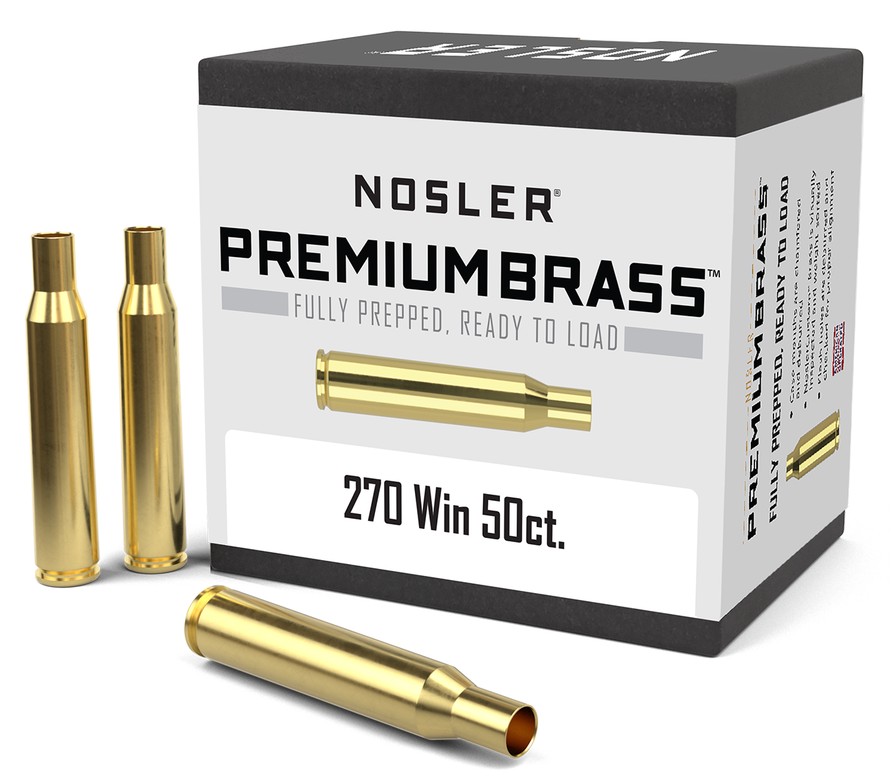Nosler 270 Win Premium Brass (50ct) product image