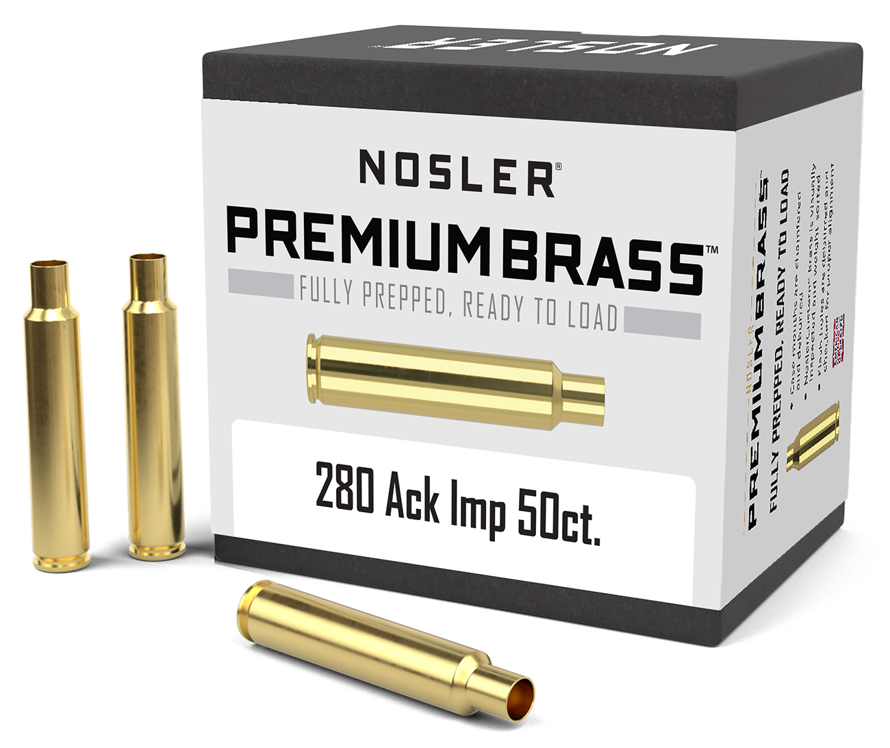 Nosler 280 Ackley Improved Premium Brass (50ct) product image