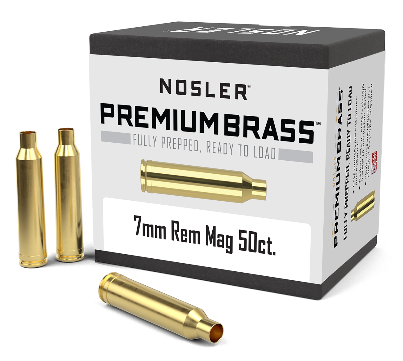 Nosler 7mm Rem Mag Premium Brass (50ct) product image