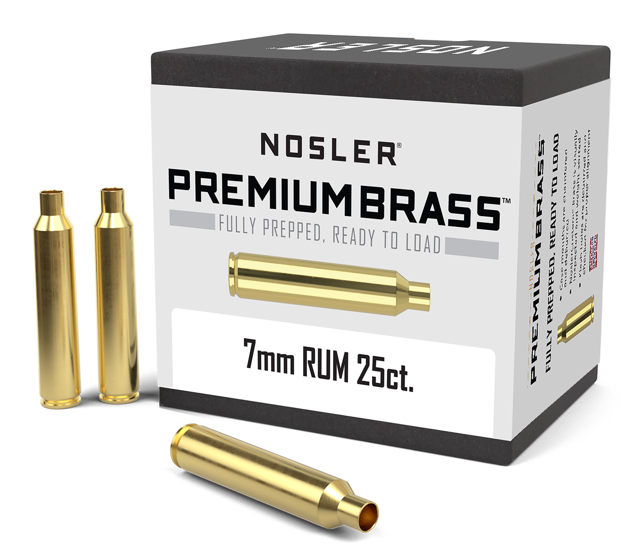 Nosler 7mm Rum Premium Brass (25ct) product image