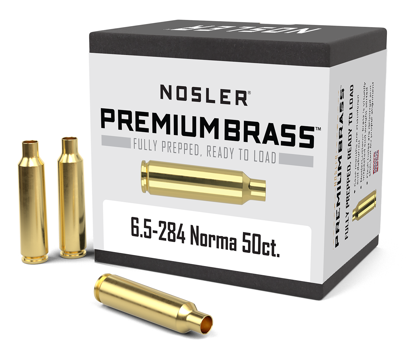 Nosler 6.5-284 Norma Premium Brass (50ct) product image