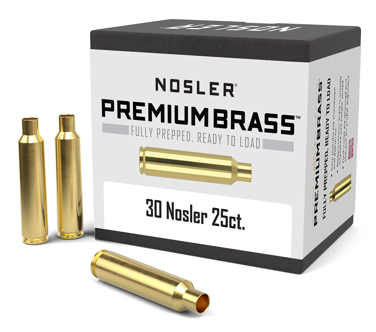Nosler 30 Custom Premium Brass (25ct) product image
