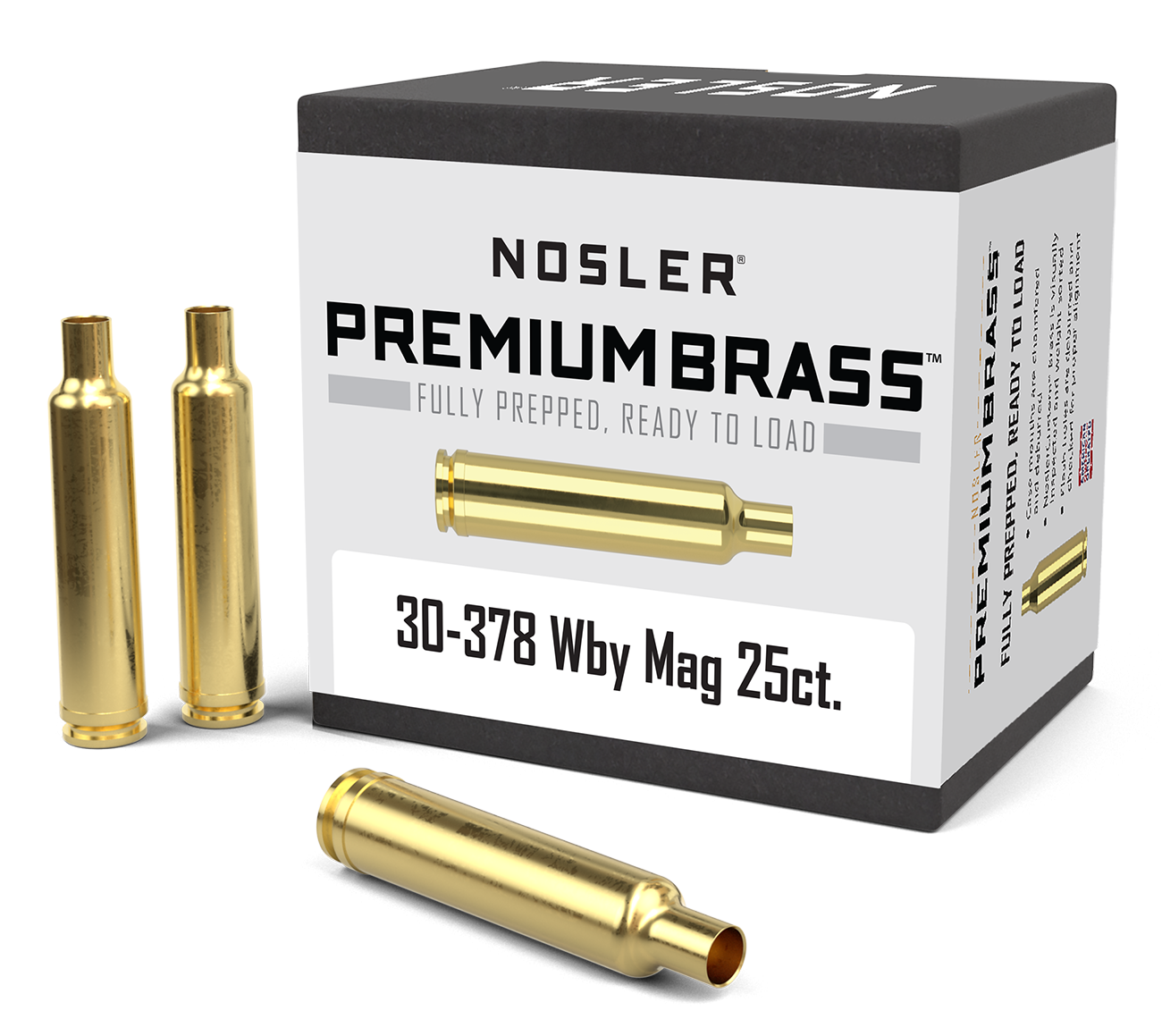 Nosler 30-378 Wby Mag Premium Brass (25ct) product image