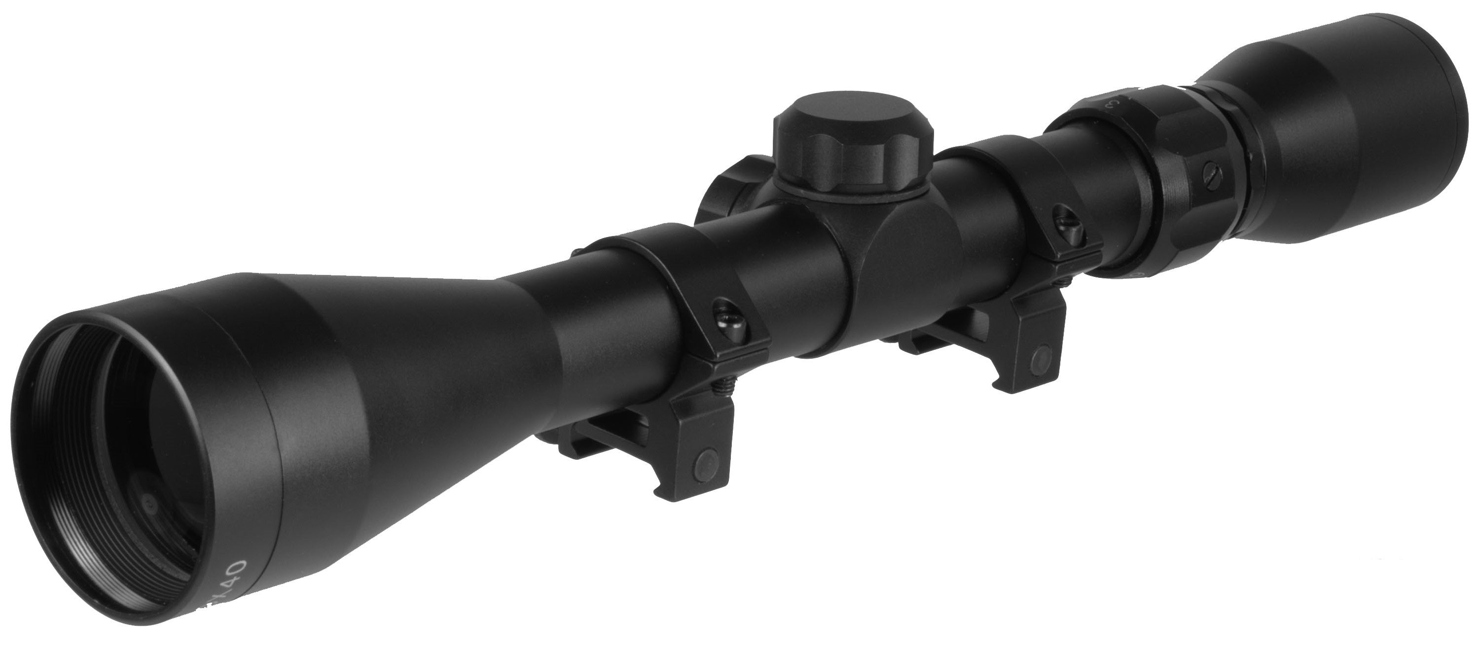 Truglo Buckline 3-9x40mm Rifle Scope BDC Reticle 1" Tube Fixed Parallax - Matte Black